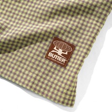 Butter Goods Butter Gingham S/S Shirt Lime/Mauve