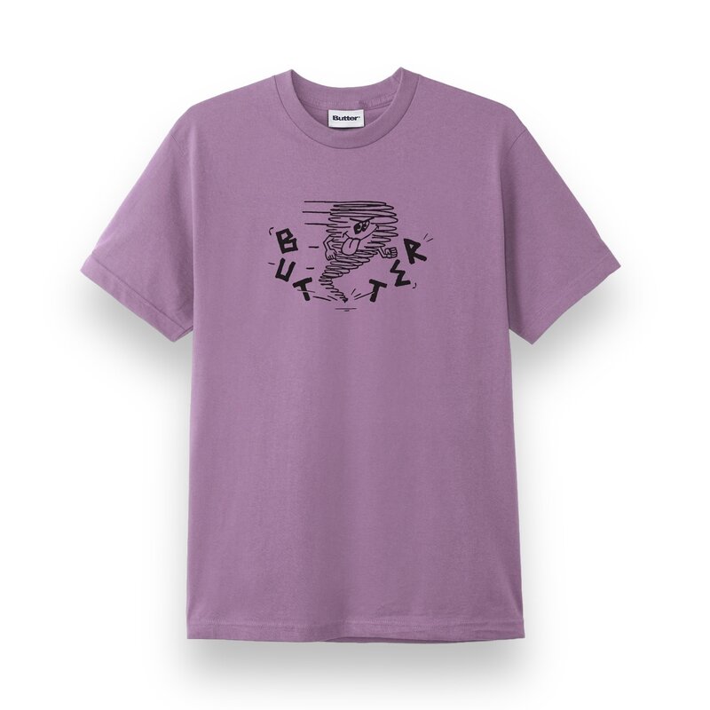 Butter Goods Butter Tornado Tee Washed Berry