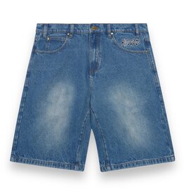 Butter Goods Butter Ink Denim Shorts Worn Blue
