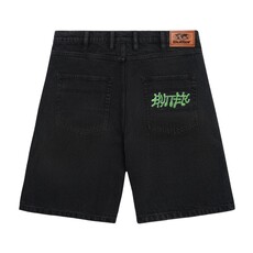 Butter Goods Butter Ink Denim Shorts Worn Black