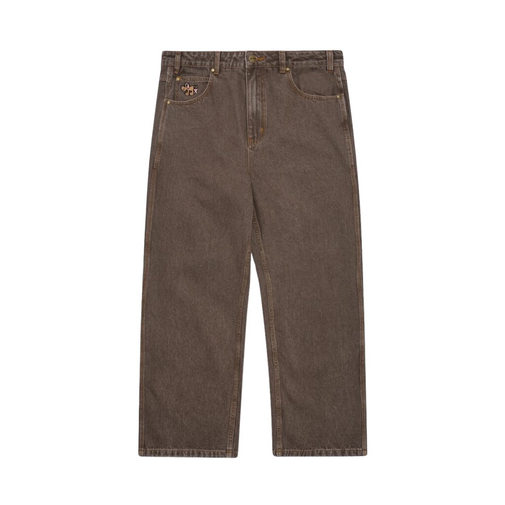 Butter Goods Butter Pooch Relaxed Denim Jeans Washed Brown