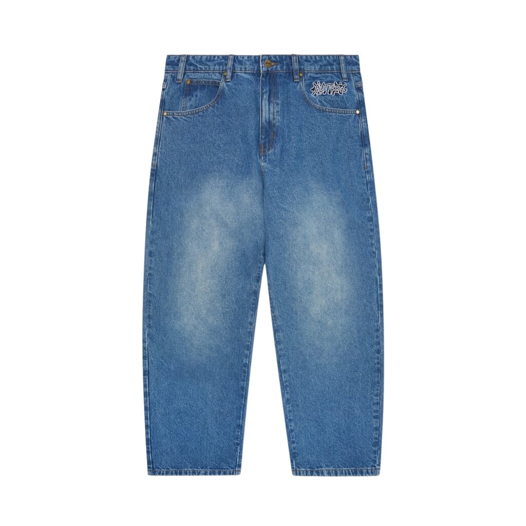 Butter Goods Butter Ink Denim Jeans Worn Blue