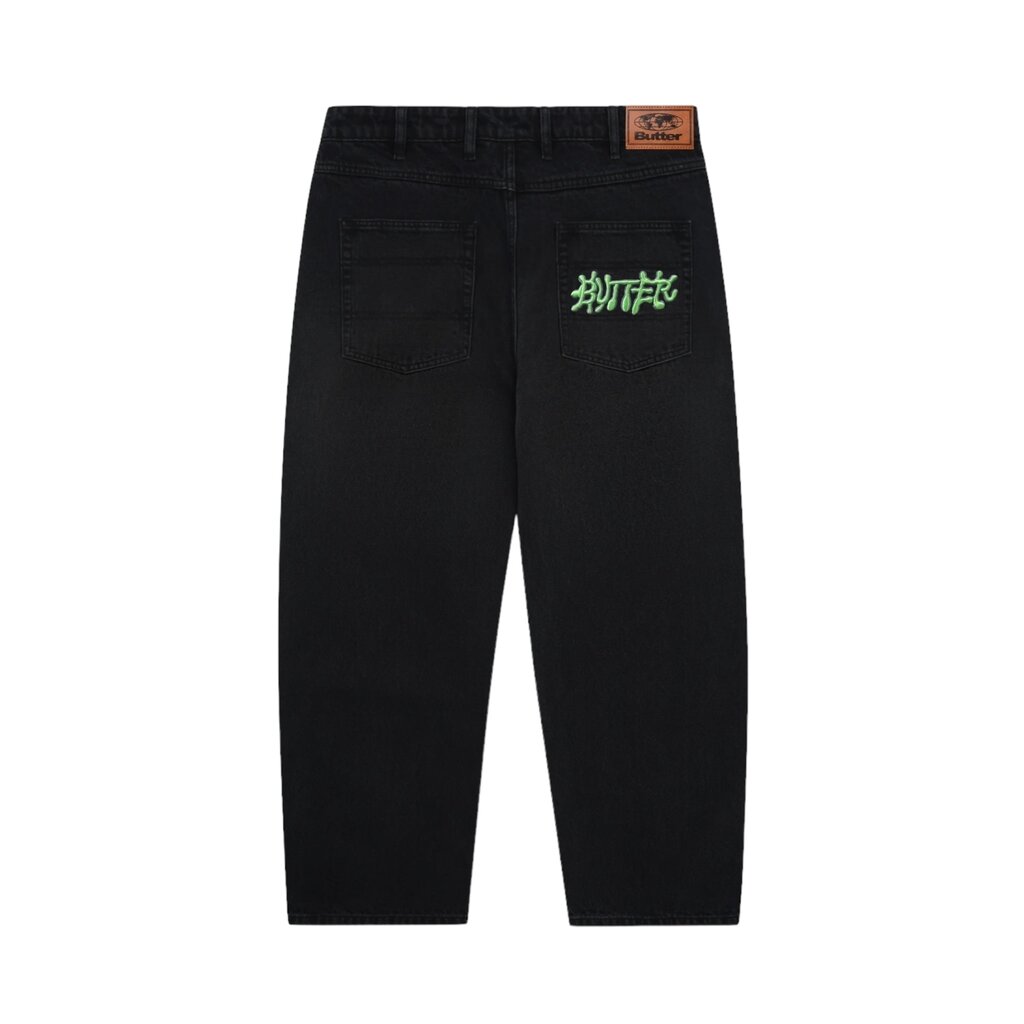 Butter Goods Butter Ink Denim Jeans Worn Black