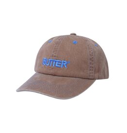 Butter Goods Butter Rounded Logo 6 Panel Cap Bark