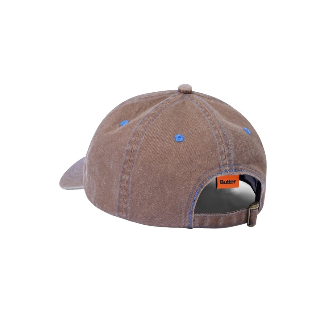 Butter Goods Butter Rounded Logo 6 Panel Cap Bark