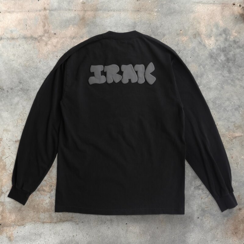 IRAK IRAK Puff Long Sleeve Tee Vintage Black