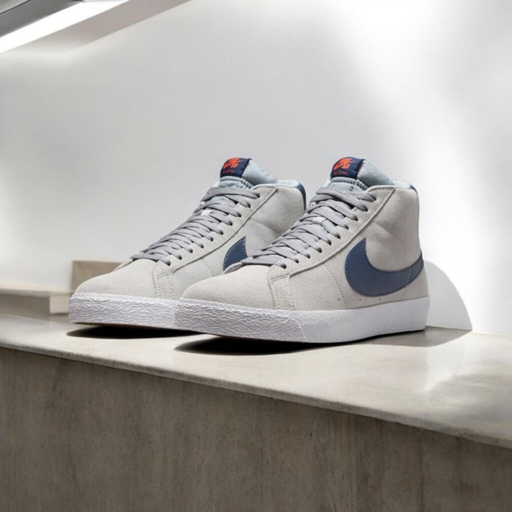 Nike SB Nike SB Zoom Blazer Wolf Grey/Midnight Navy-Cosmic Clay