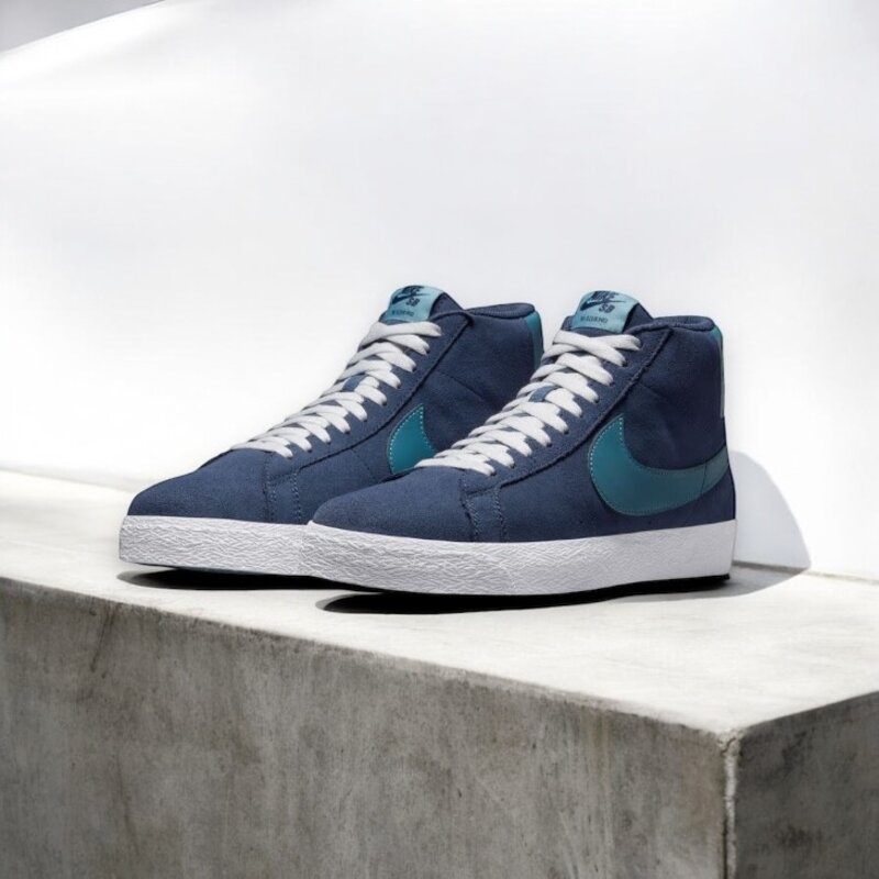 Nike SB Nike SB Zoom Blazer Mid - Midnight Navy/Noise Aqua