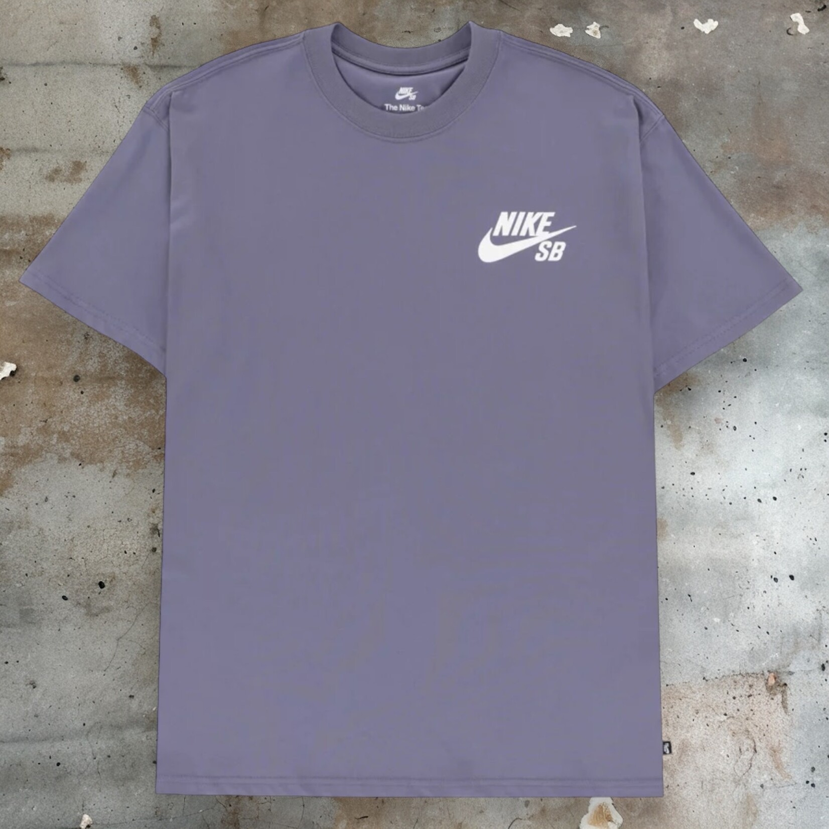 Nike SB Skate Logo Tee Light Carbon Post Modern Skate Shop