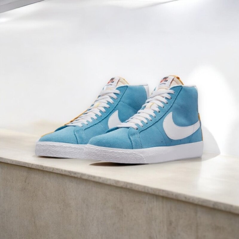 Nike SB Nike SB Zoom Blazer Mid - Cerulean/White