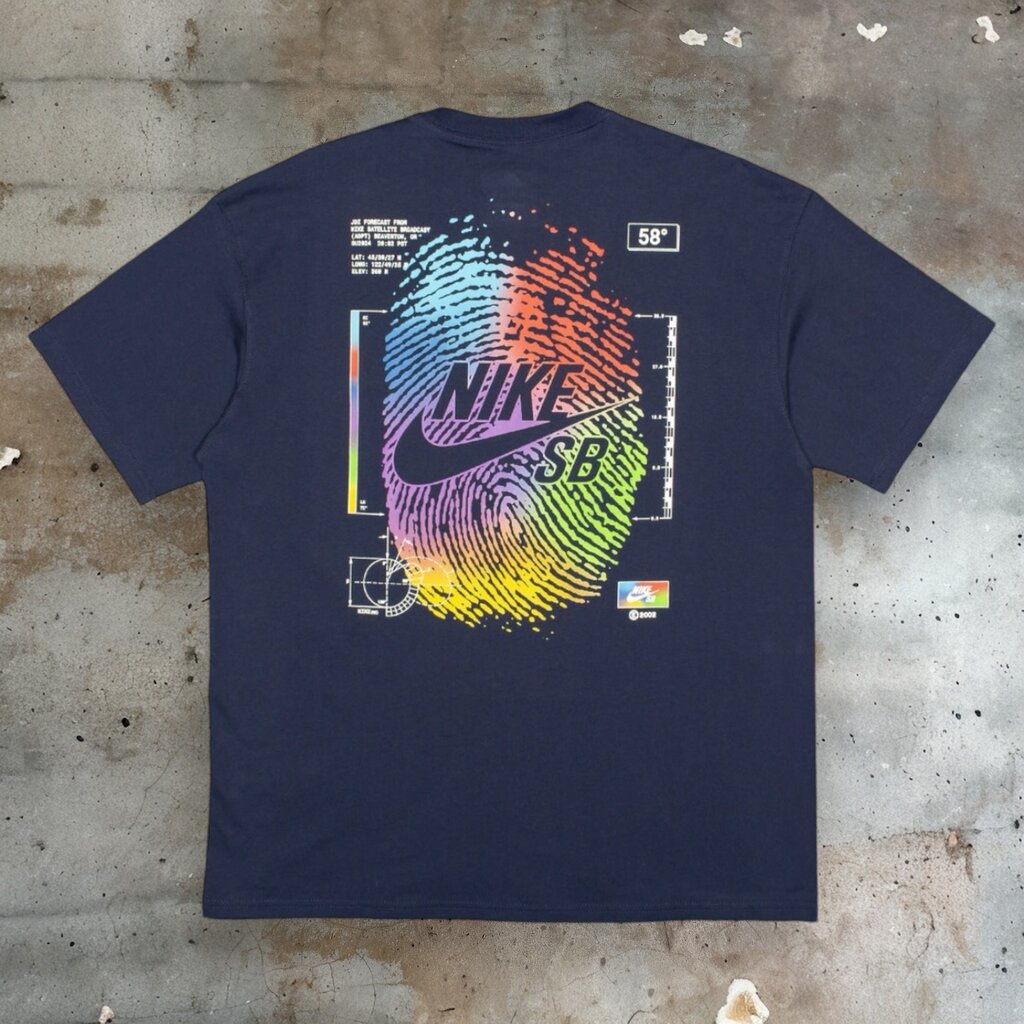 Nike SB Nike SB OC Thumbprint Tee Midnight Navy