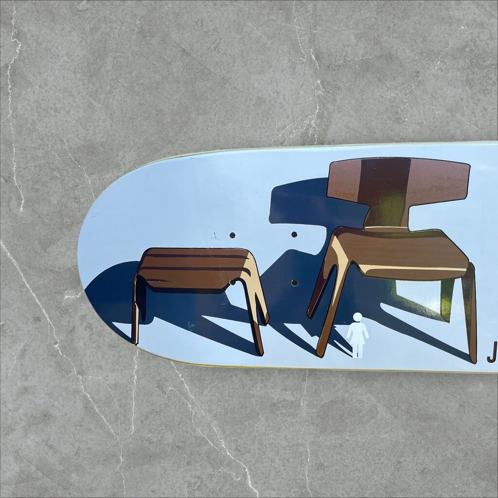 Girl Girl Skateboards Jeron Wilson Modern Chair Series Board