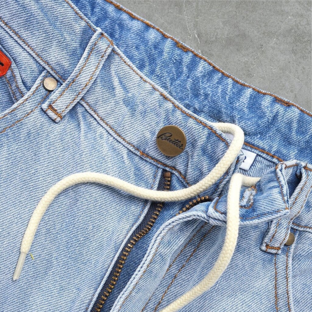 Butter Goods Butter Goods Baggy Denim Shorts Light Blue