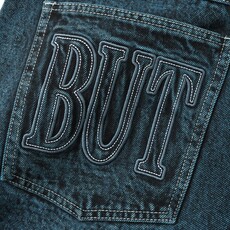 Butter Goods Butter Applique Denim Shorts Acid Indigo