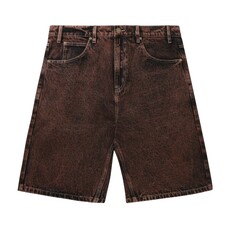 Butter Goods Butter Applique Denim Shorts Acid Brown