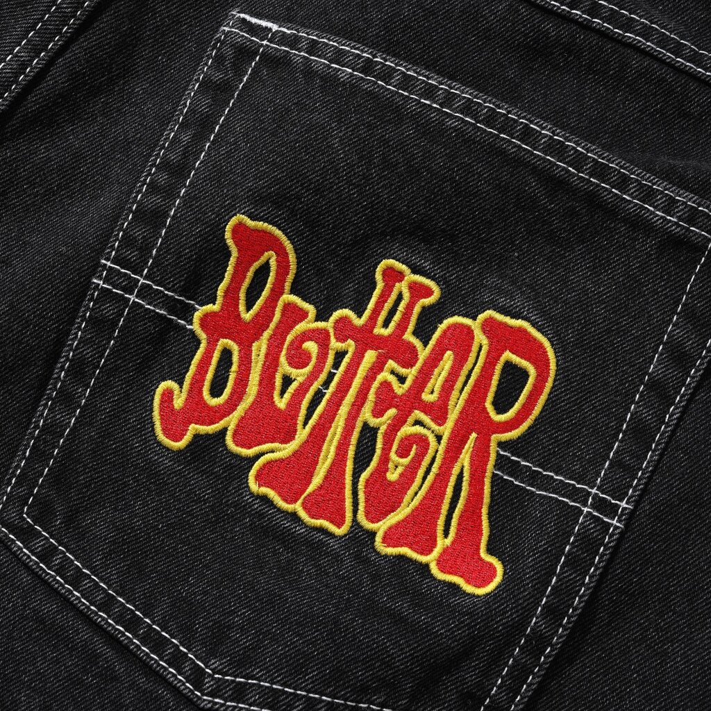 Butter Goods Butter Goods Tour Denim Jeans Flat Black