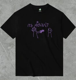IT'S VIOLET! VIOLET IT'S VIOLENT T-SHIRT BLACK