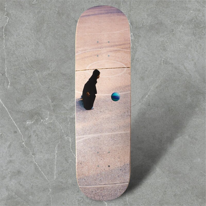 IT'S VIOLET! VIOLET GIRL IN KHUMAR PLAYING BASKETBALL" KADER SYLLA PRO DECK 8.5