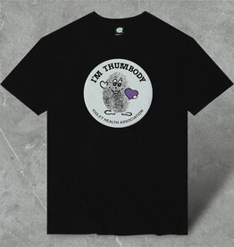 IT'S VIOLET! VIOLET I'M THUMBODY" VIOLET HEALTH ASSOCIATION T-SHIRT BLACK