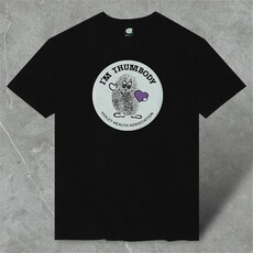 IT'S VIOLET! VIOLET I'M THUMBODY" VIOLET HEALTH ASSOCIATION T-SHIRT BLACK