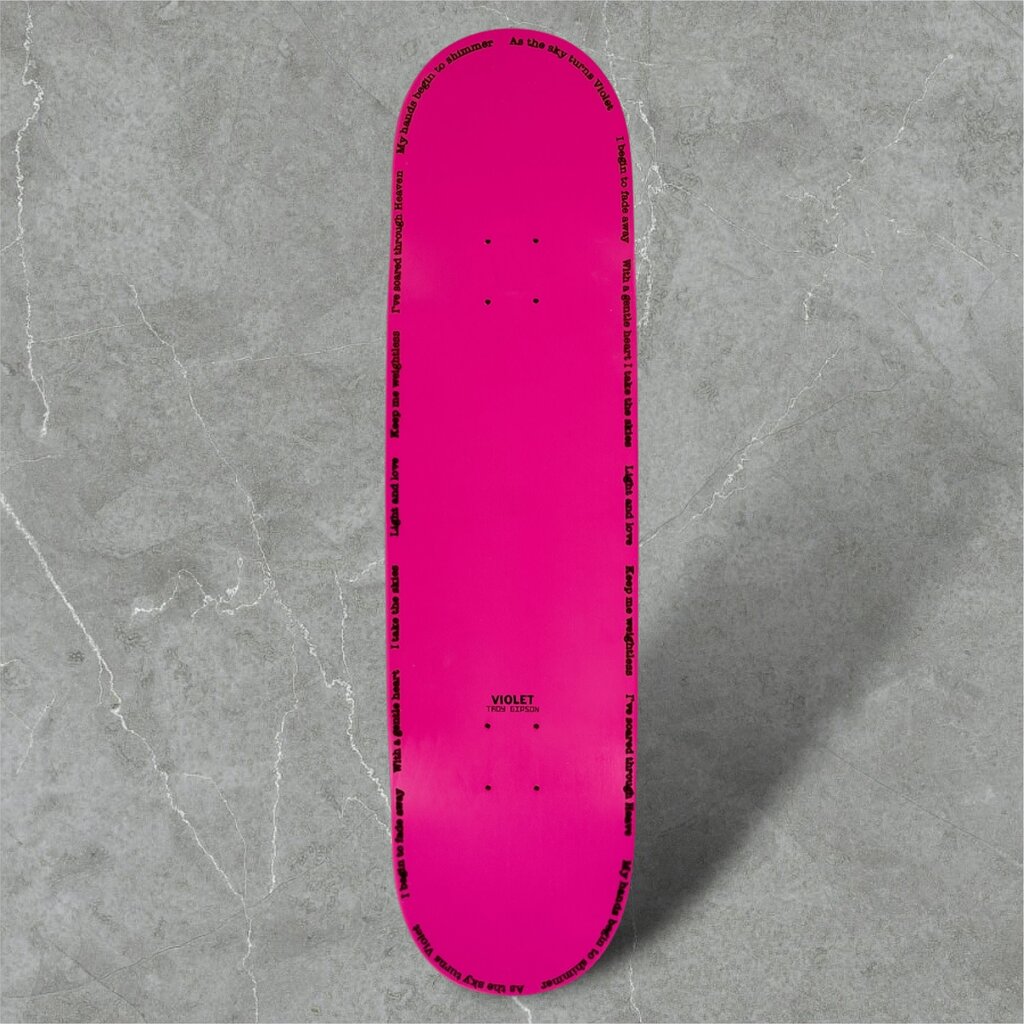 IT'S VIOLET! VIOLET TROY'S NEW PRO MODEL DECK 8.38  (PINK)