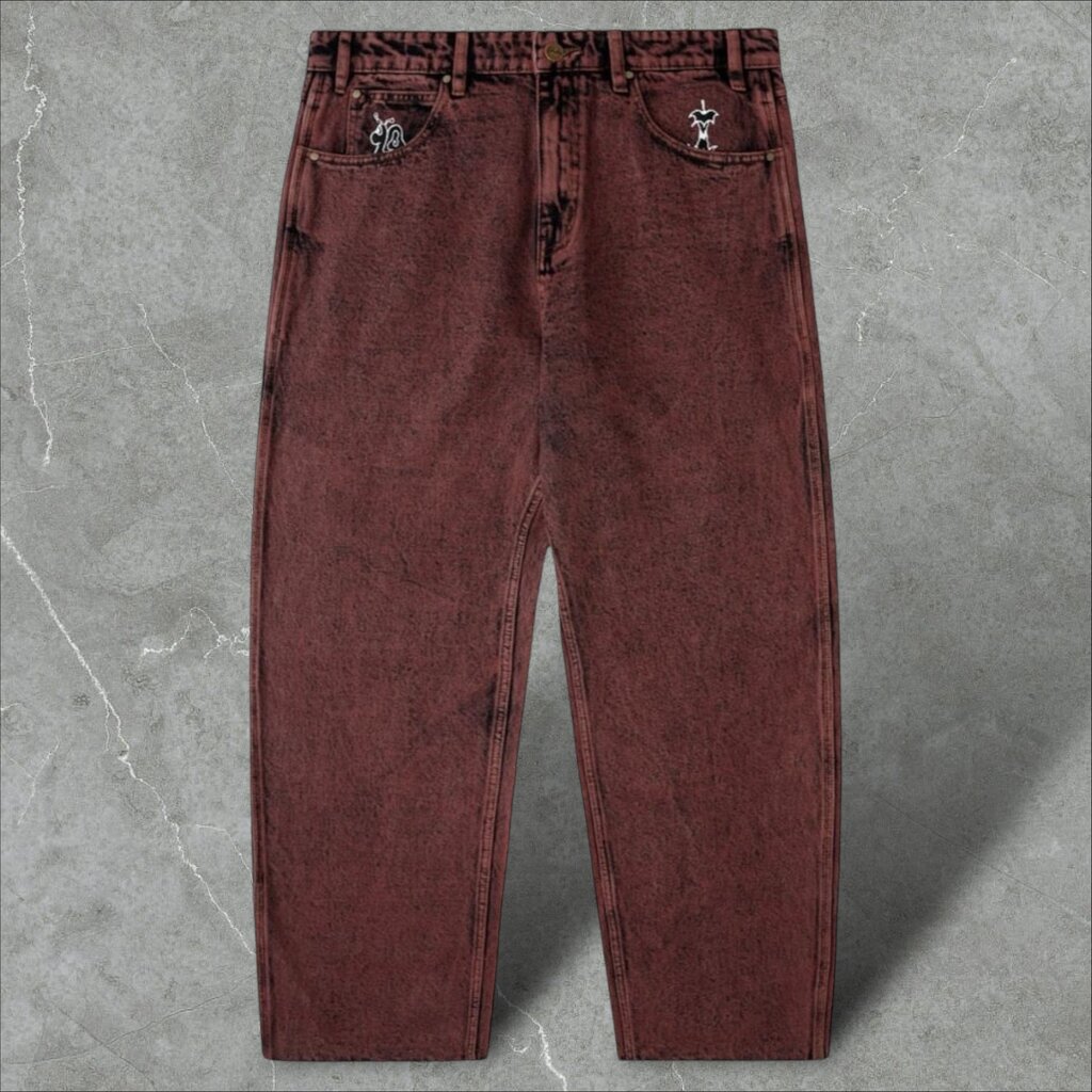 Butter Goods Butter Critter Denim Jeans Brick