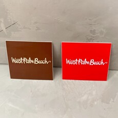 Chocolate Chocolate “West Palm Beach” Script Sticker Pack