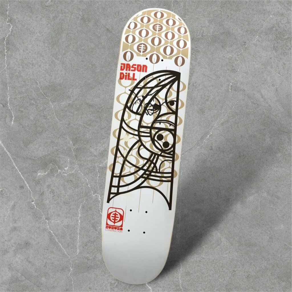 RARE Andy Warhol Alien Workshop Jason Dill Rouge Et Noir Skateboard
