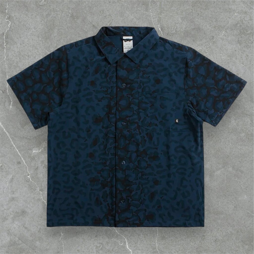 Nike SB Nike SB Bowling Button Up Shirt Midnight Navy