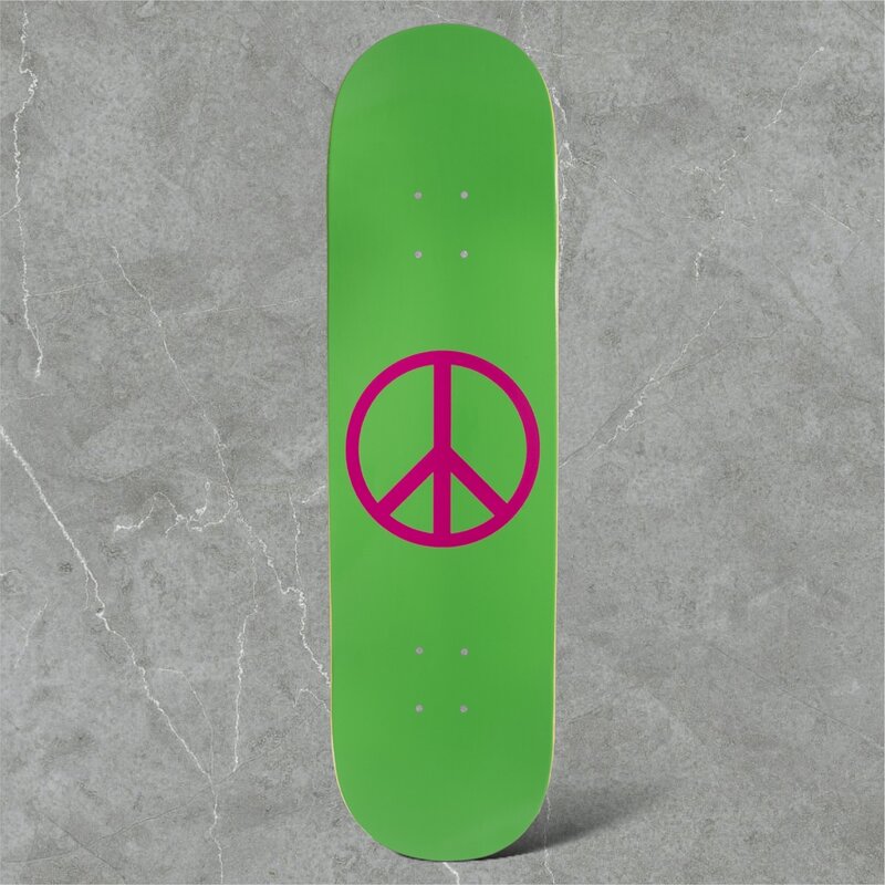 IT'S VIOLET! VIOLET PEACE GREEN DECK 8.5
