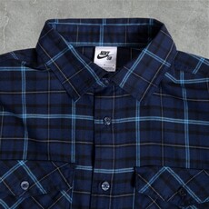 Nike SB Nike SB Button Up Flannel Shirt Midnight Navy/Obsidian