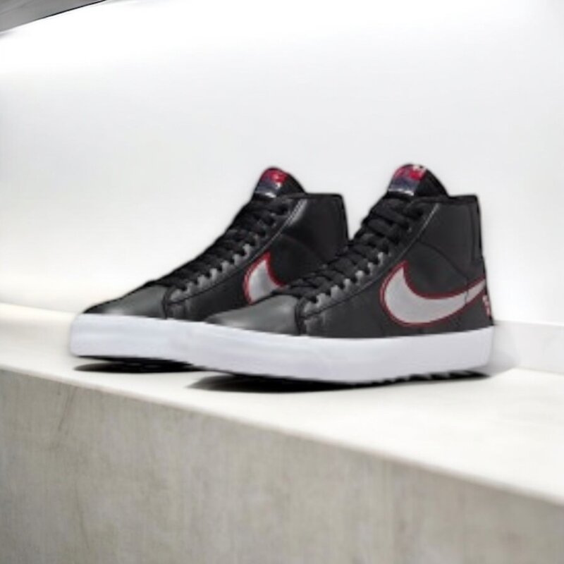 Nike SB Nike SB Blazer Mid Pro GT Black/Metallic Silver