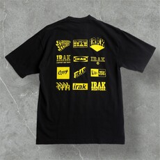 IRAK IRAK Logos Tee Vintage Black