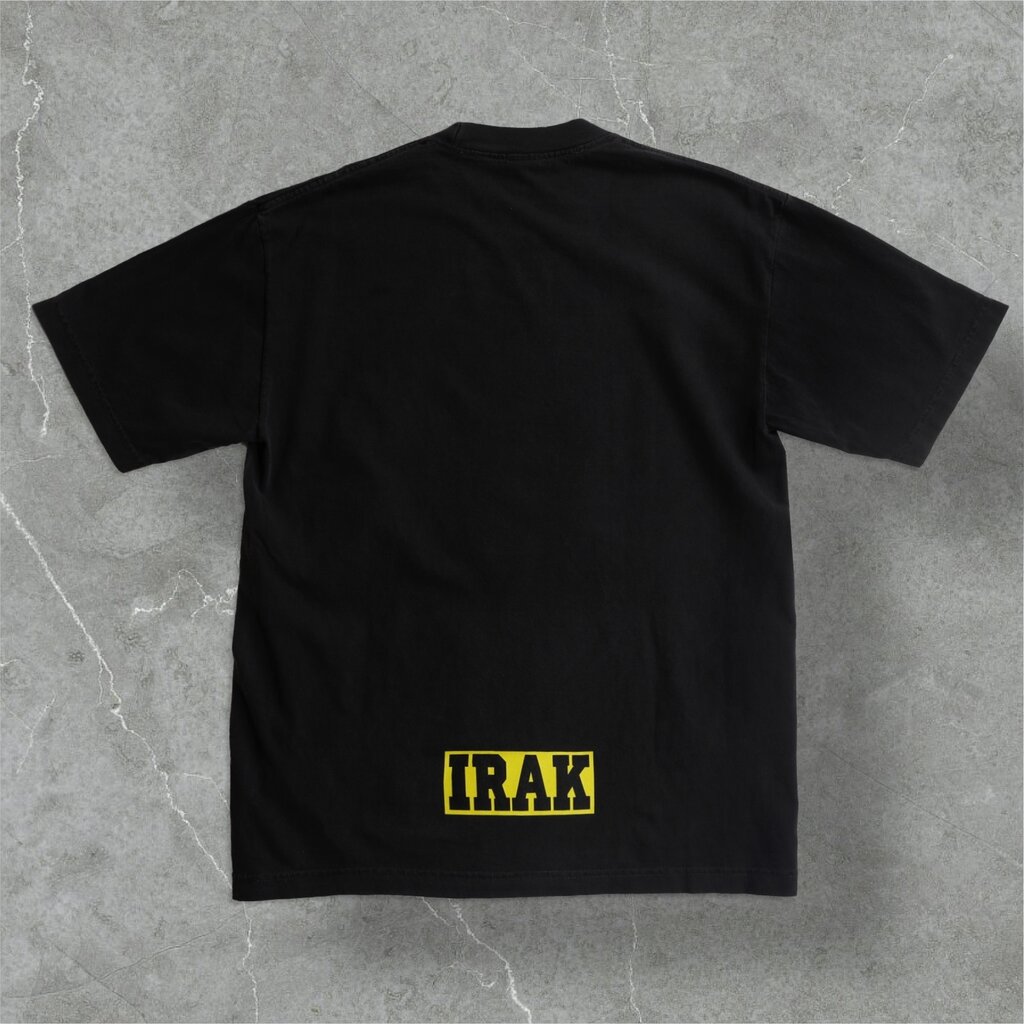 IRAK IRAK Face Tee Vintage Black