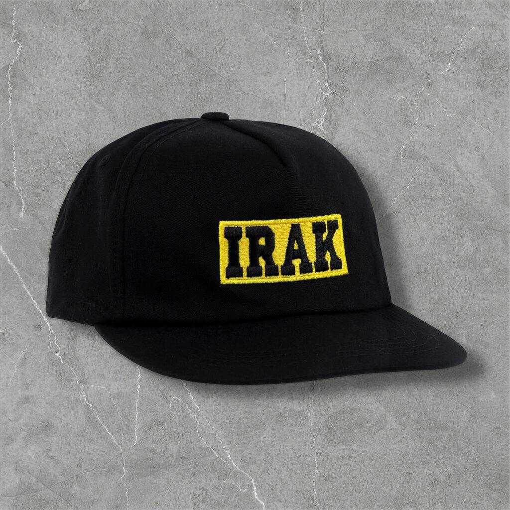 IRAK IRAK Reverse Logo Snapback Black