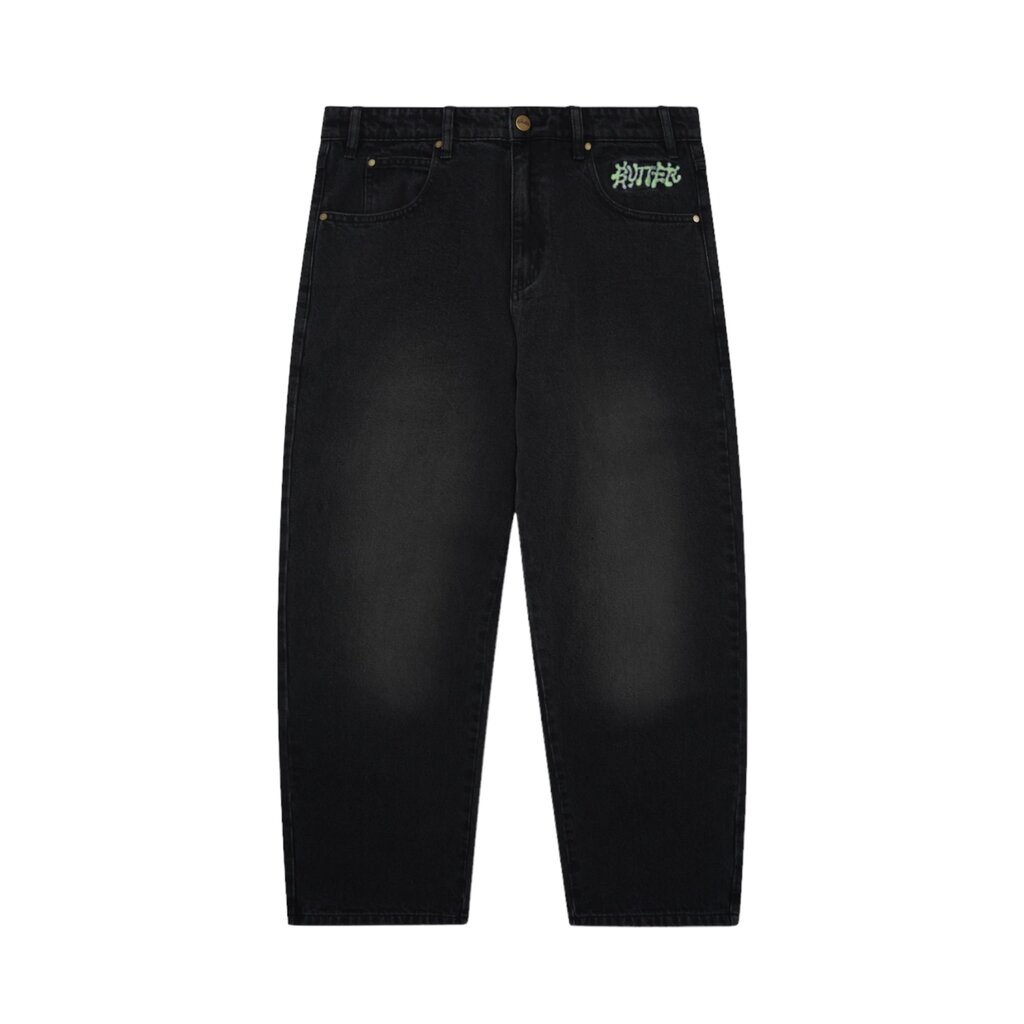 Butter Goods Butter Ink Denim Jeans Worn Black
