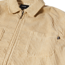 HUF Worldwide HUF Cornelius Zip Shirt Oatmeal