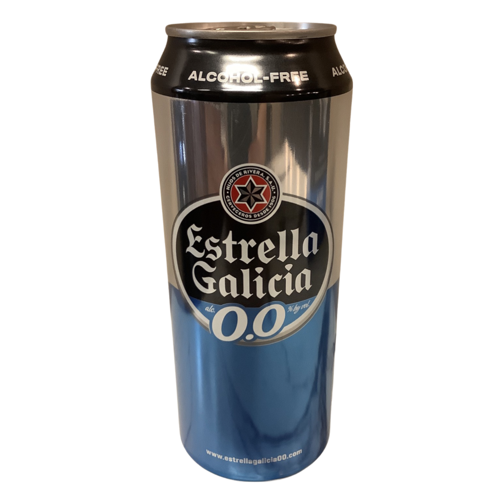 Estrella Galicia 0.0 Alcohol-Free Beer (16 OZ), Spain