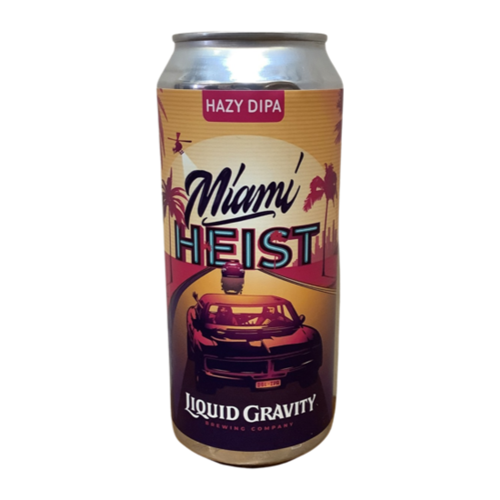 Liquid Gravity "Miami Heist" Hazy DIPA 16 OZ, San Luis Obispo CA