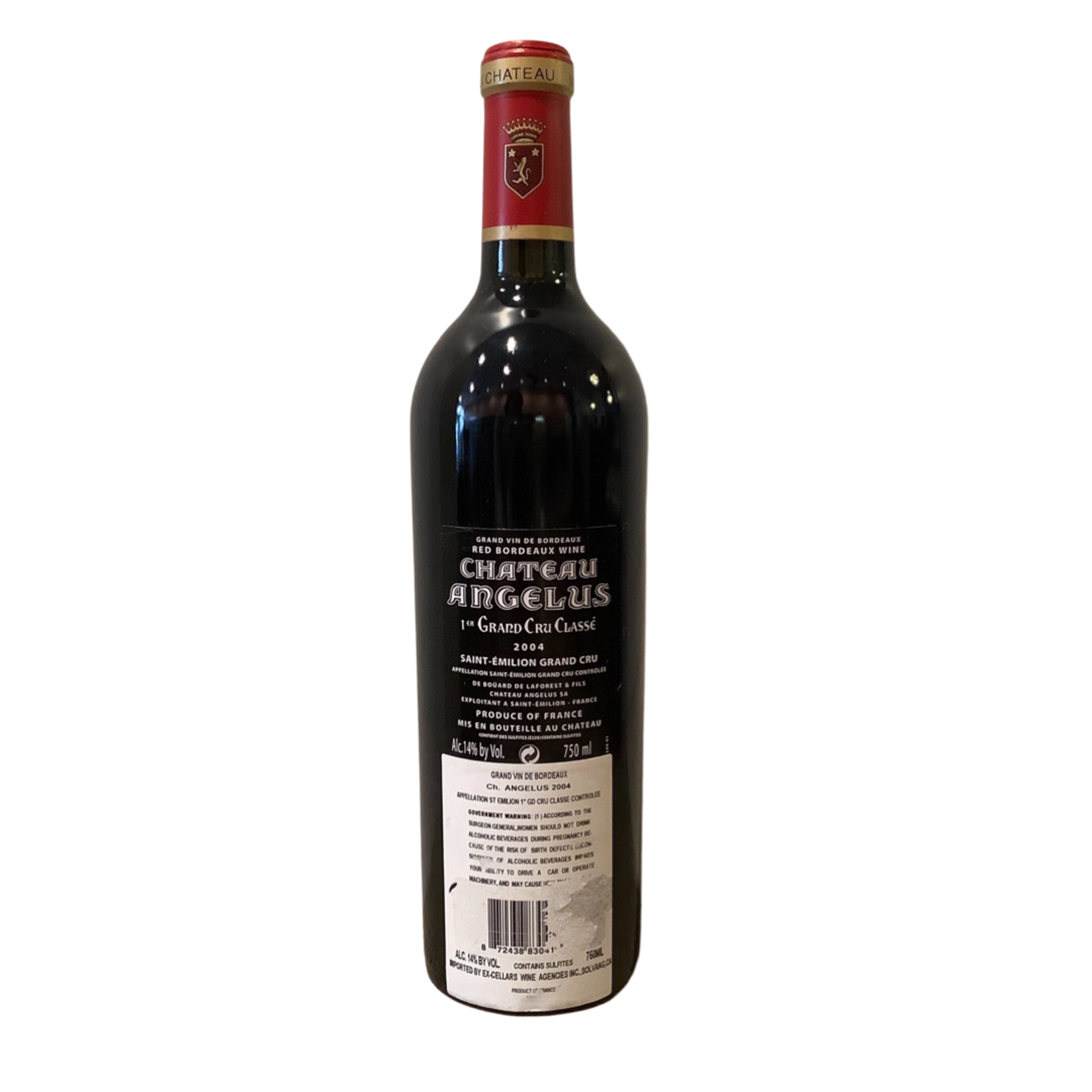 2004 Chateau Angelus 1er Grand Cru Classé Saint-Emilion, Bordeaux | France