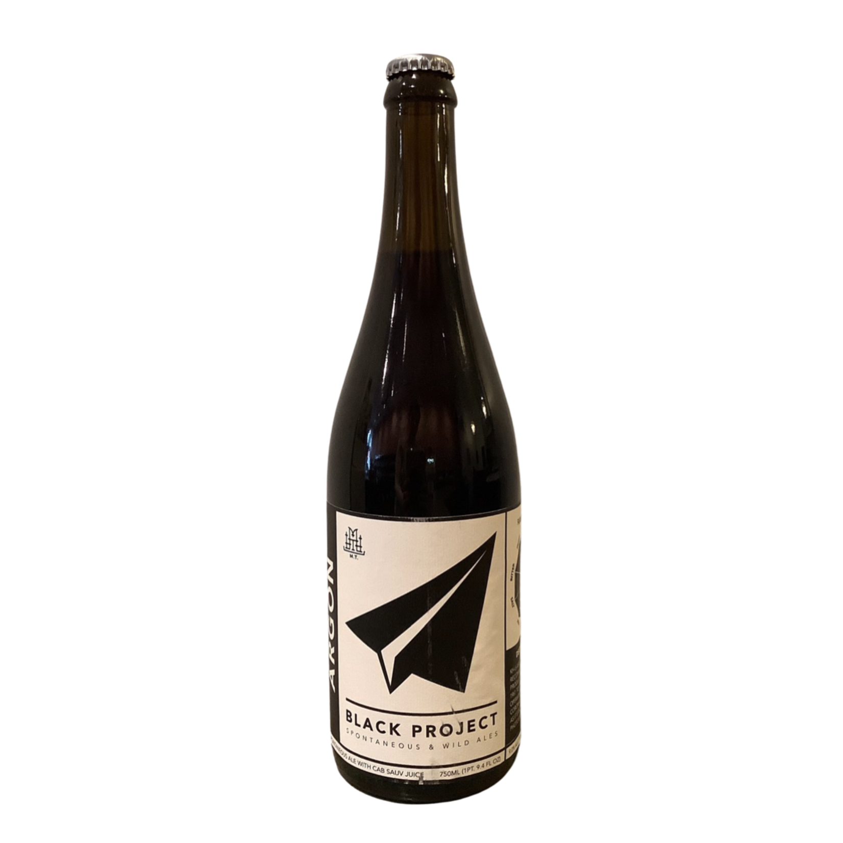 Black Project Argon Beer | Wine Ale (750 ml), Colorado
