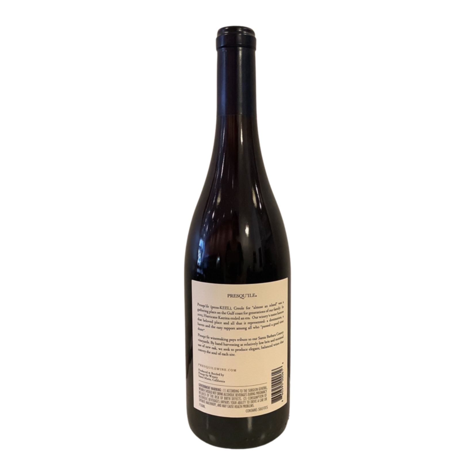 2022 Presqu'ile Pinot Noir, Santa Barbara County CA