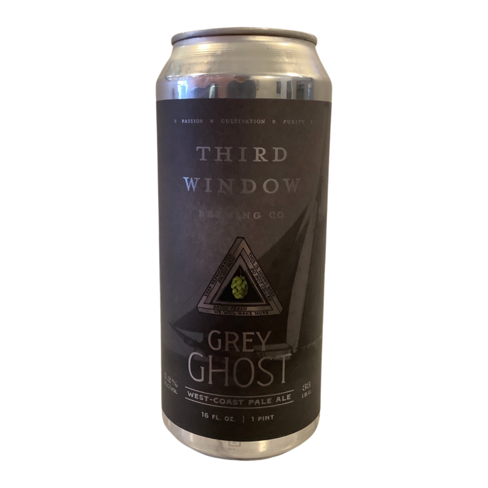 Third Window Brewing Co "Grey Ghost" West-Coast Pale Ale (16 OZ), Santa Barbara CA