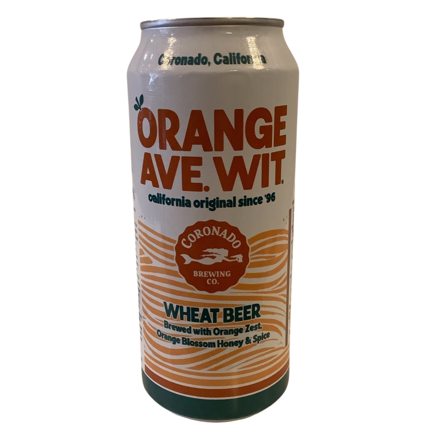 Coronado Brewing Co "Orange Ave Wit" Wheat Bear (16 OZ), Coronado CA