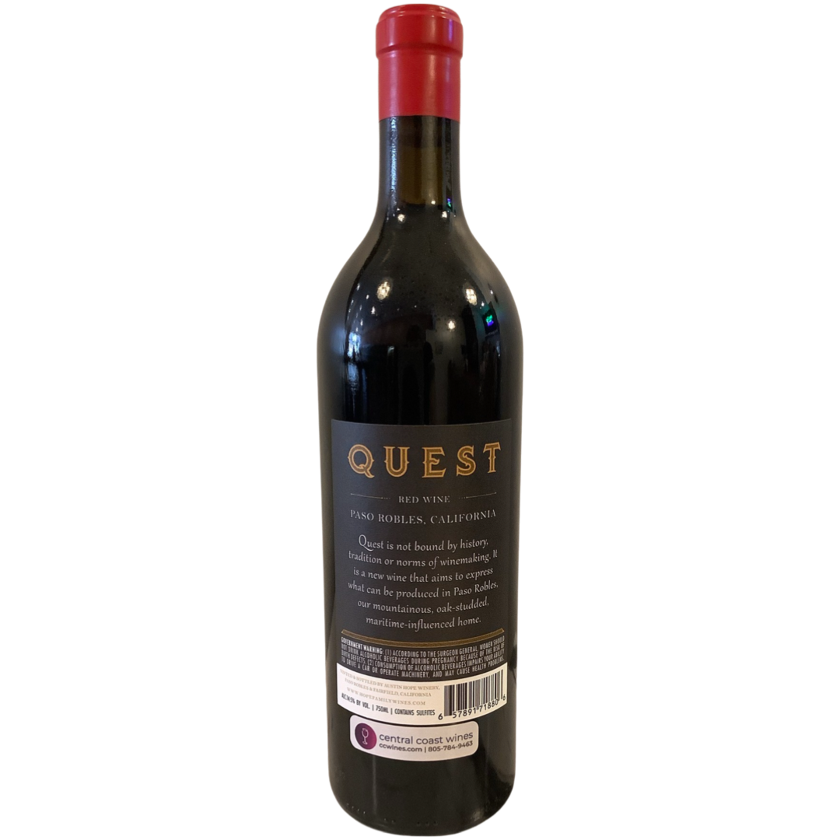 2021 Austin Hope "Quest" Proprietary Blend, Paso Robles CA