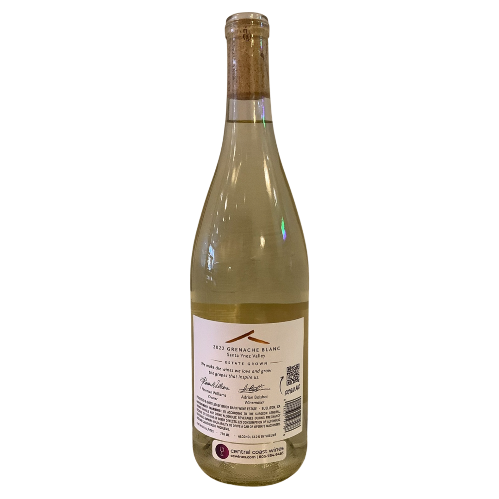 2022 Brick Barn Grenache Blanc, Santa Ynez Valley CA