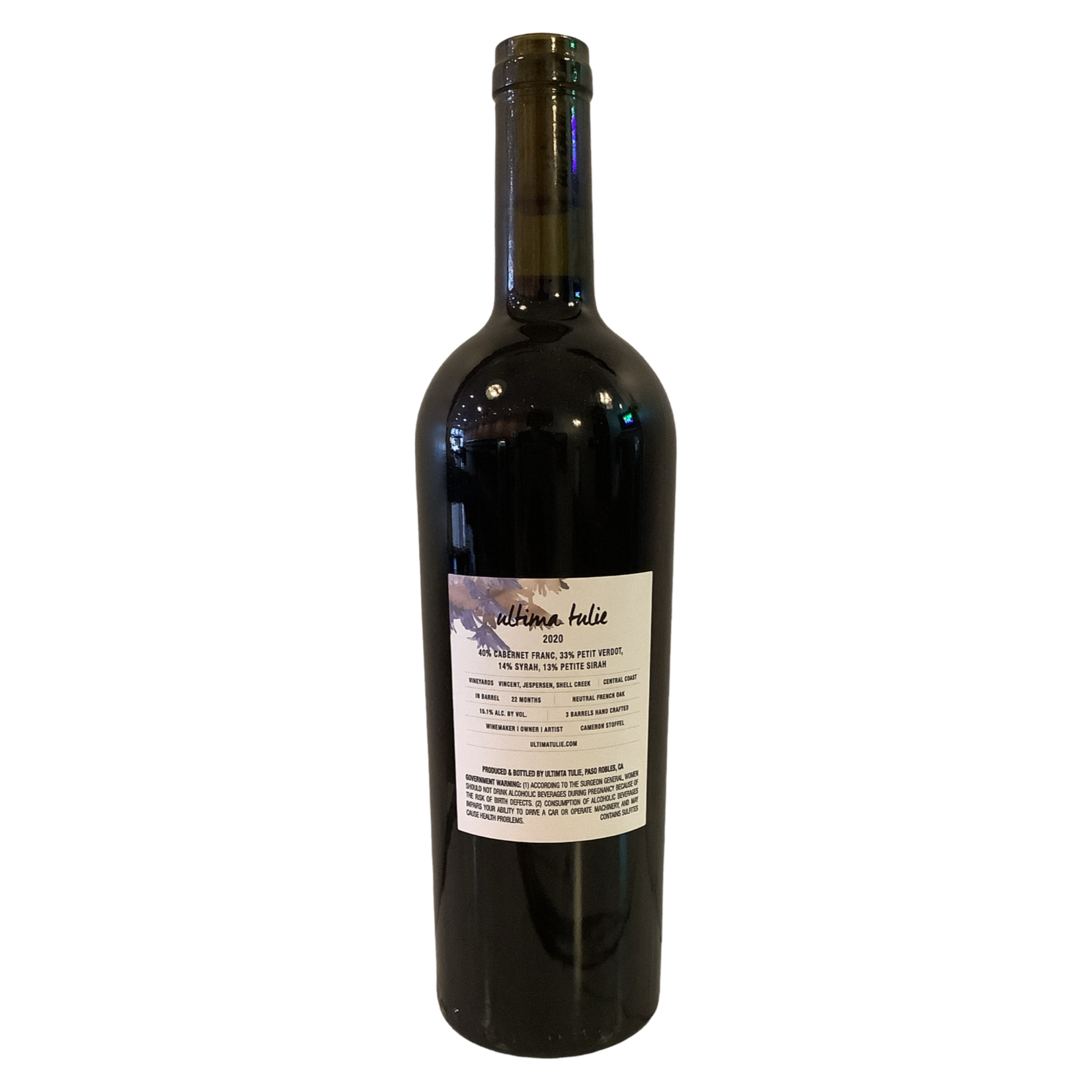2020 Ultima Tulie BDX Blend, Central Coast CA