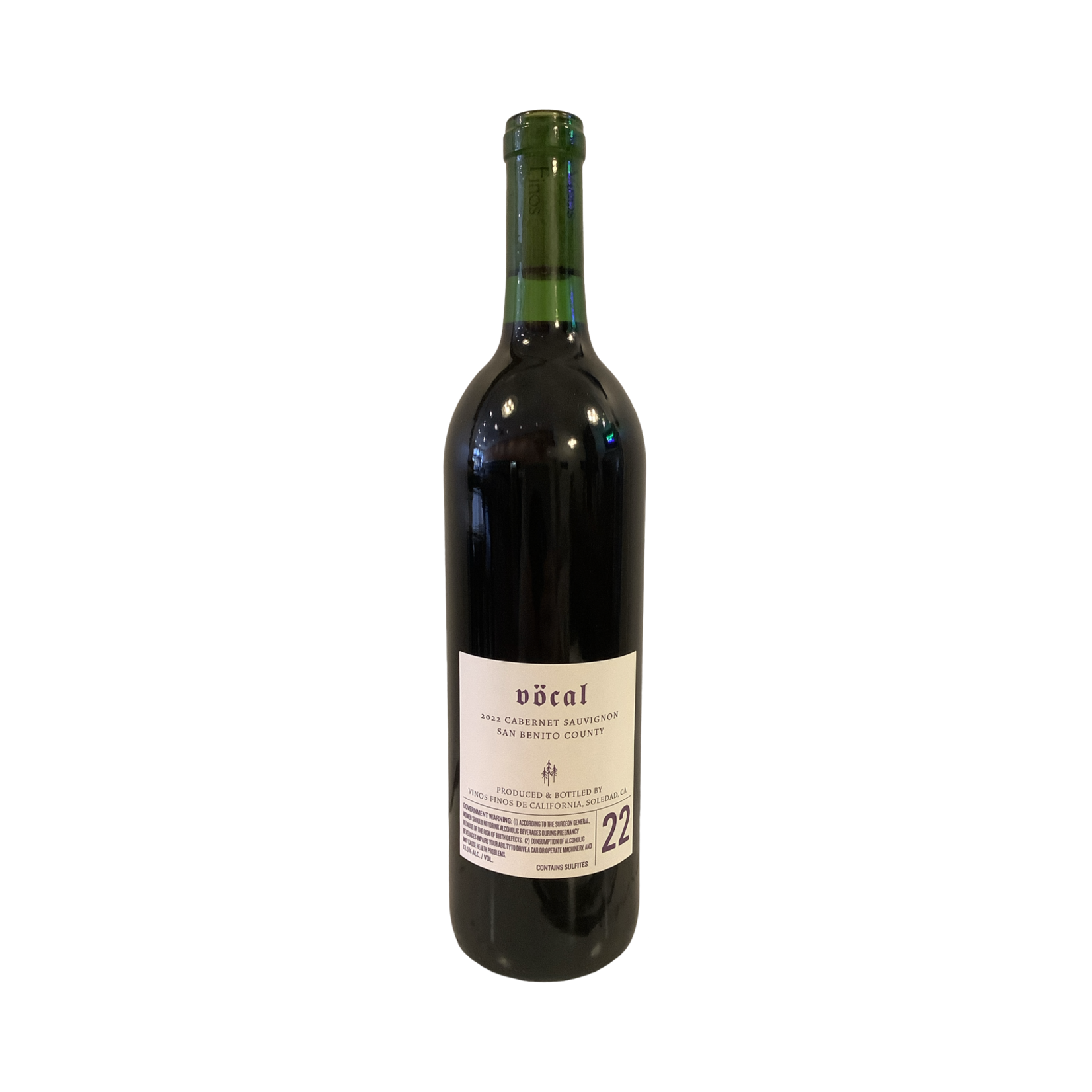 2022 Vocal Cabernet Sauvignon, San Benito CA
