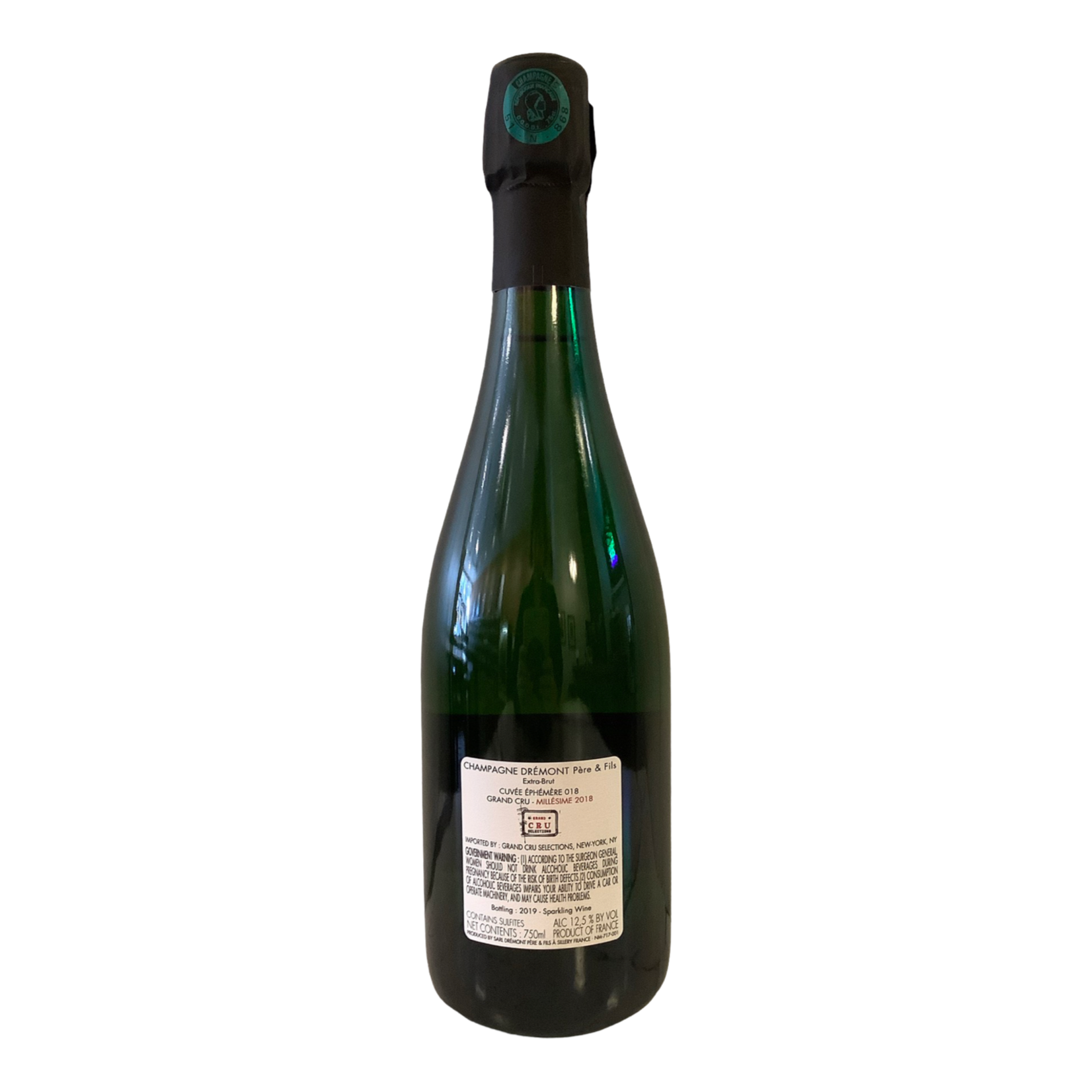 2018 Drémont Cuvée Ephémère Extra Brut Grand Cru, Champagne | France