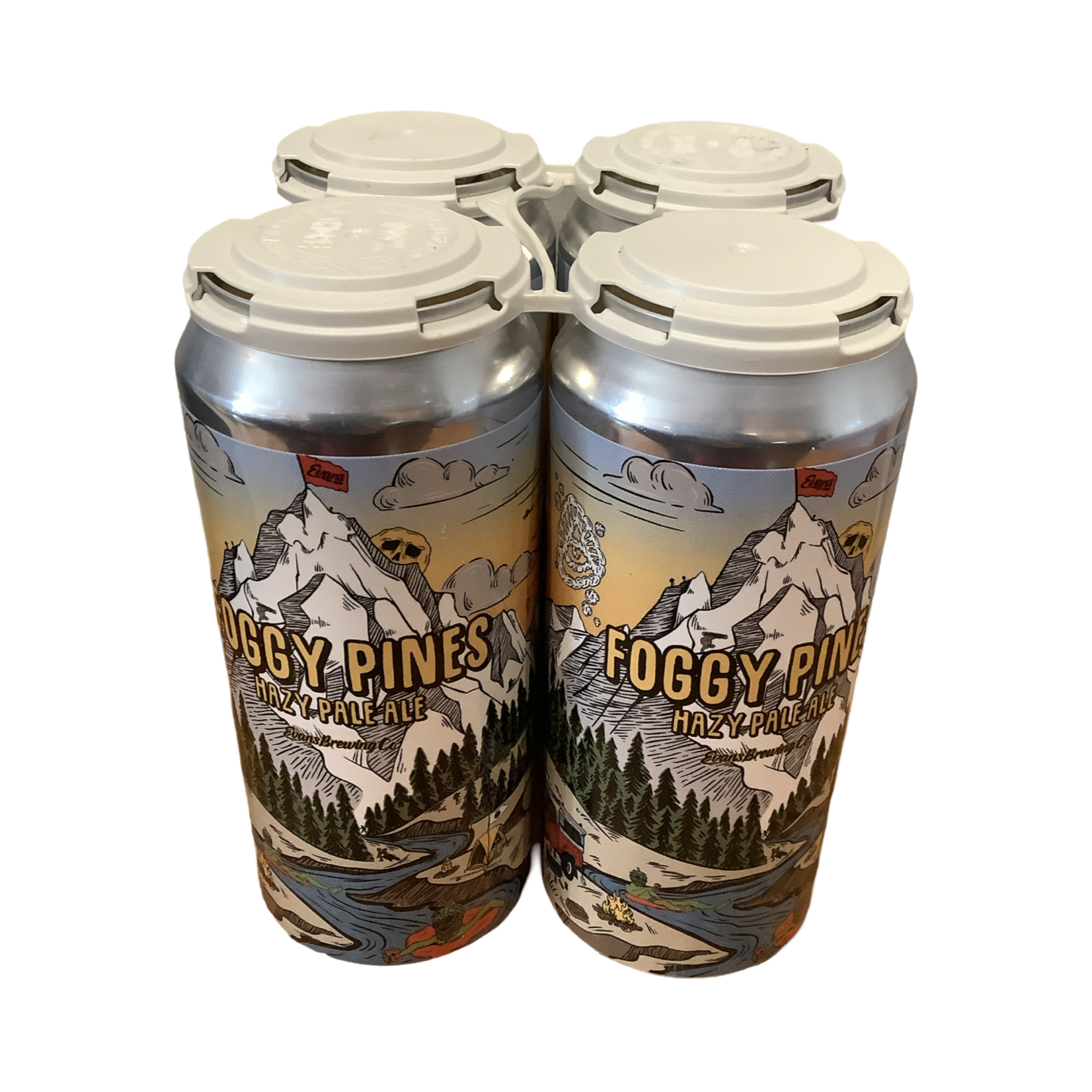Evans Brewing "Foggy Pines" Hazy Pale Ale (16 OZ), Corona CA